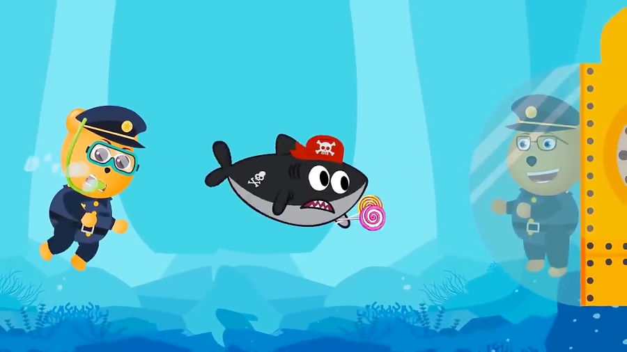 کارتون کوسه کوچولو - آموزش زبان انگلیسی برای کودکان - اپیزود 19